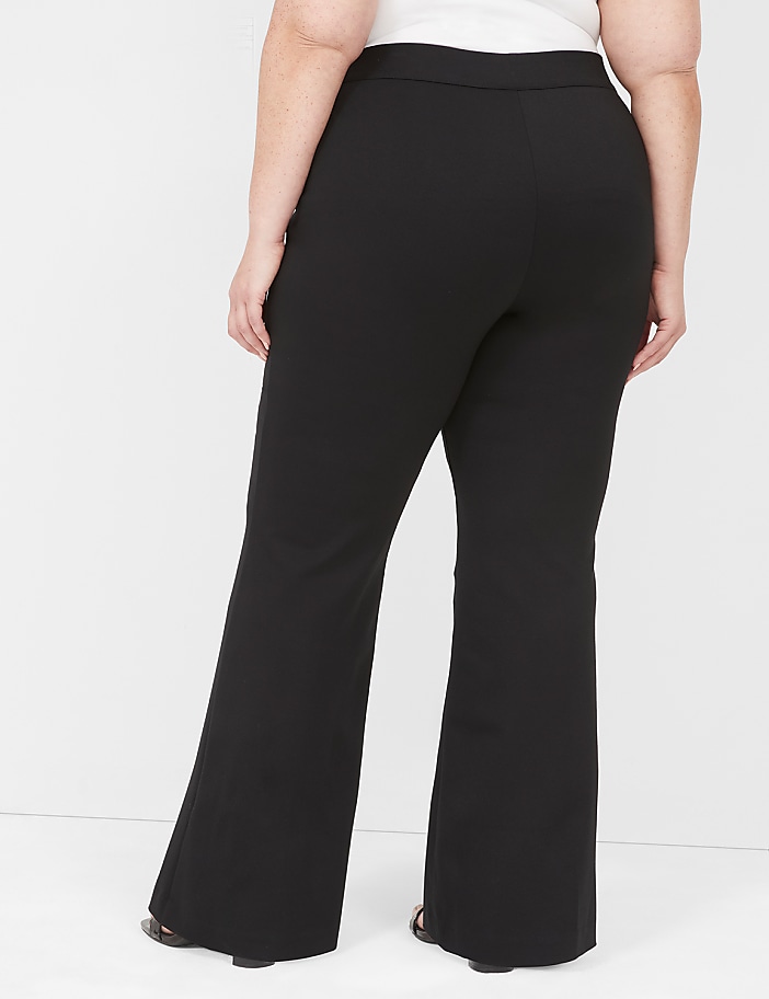 Ponte Pull-On High-Rise Flare Pant