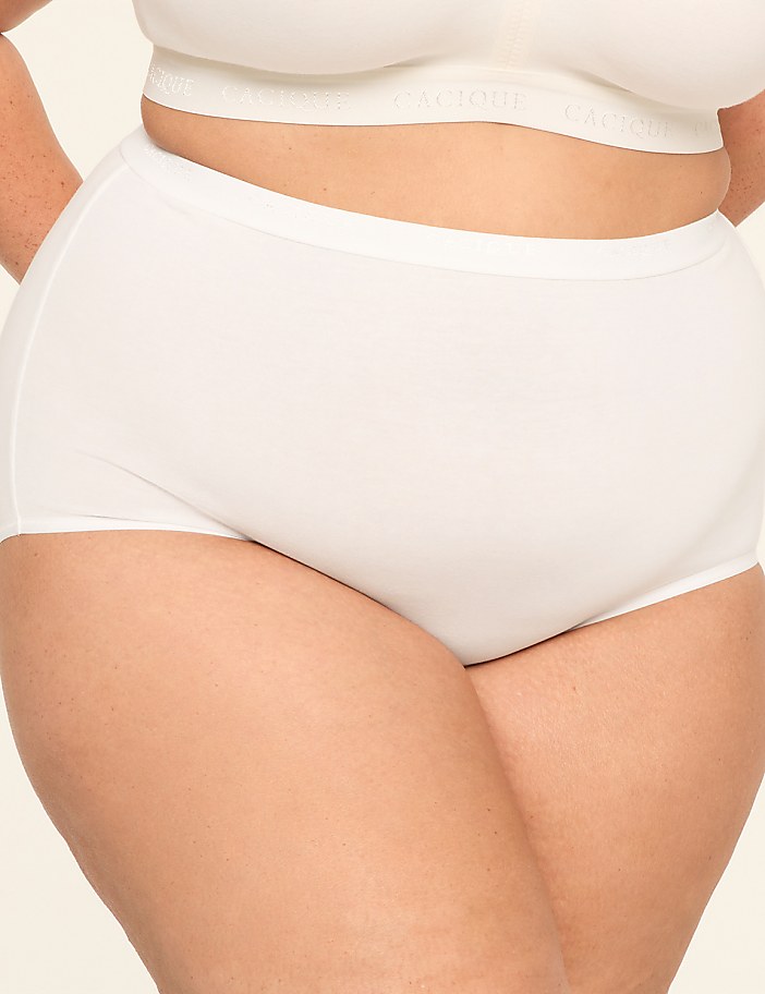 Cotton High-Waist Brief Panty