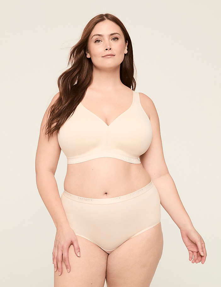 Cotton Lightly Lined No-Wire Bra