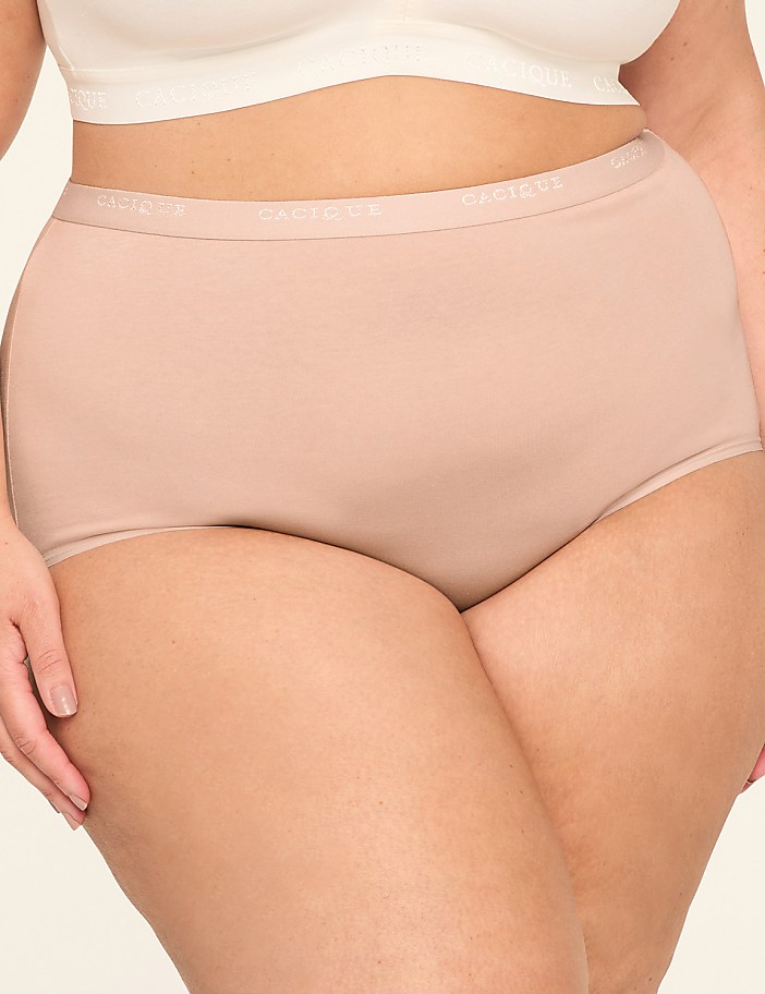 Cotton High-Waist Brief Panty