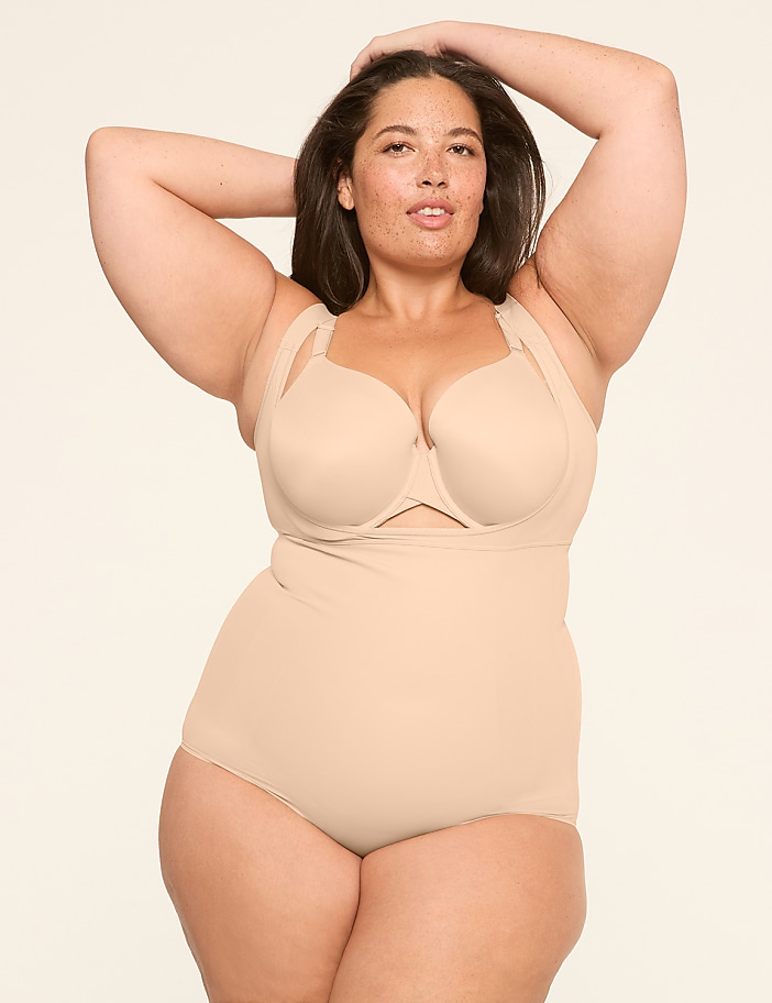 Firm Contouring Invisible Sculpt Open-Bust Bodysuit