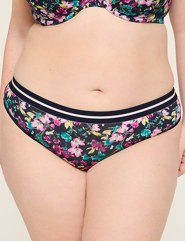 Cotton Thong Panty With Wide Waistband