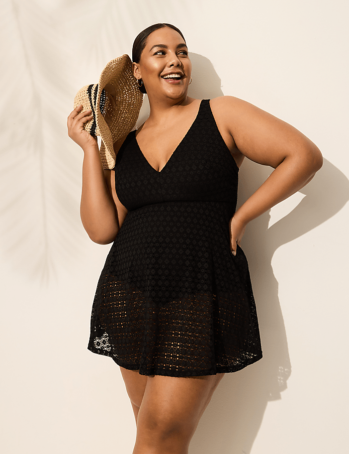 Crochet No-Wire Plunge One-Piece