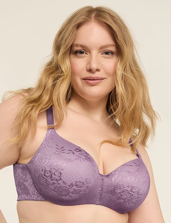 Invisible Lace Backsmoother Lightly Lined Balconette Bra