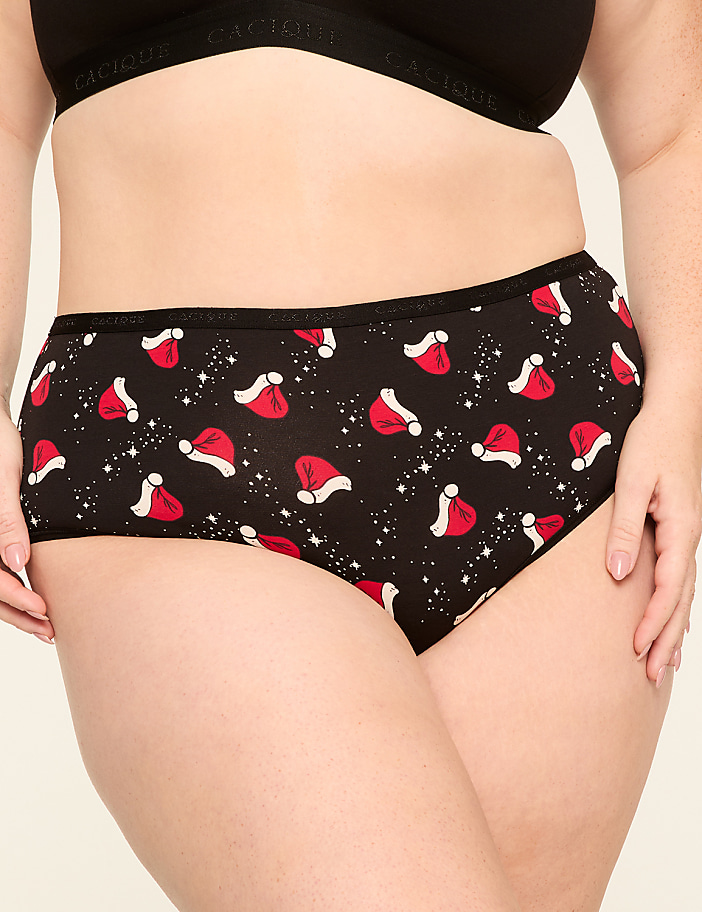 Cotton High-Leg Brief Panty