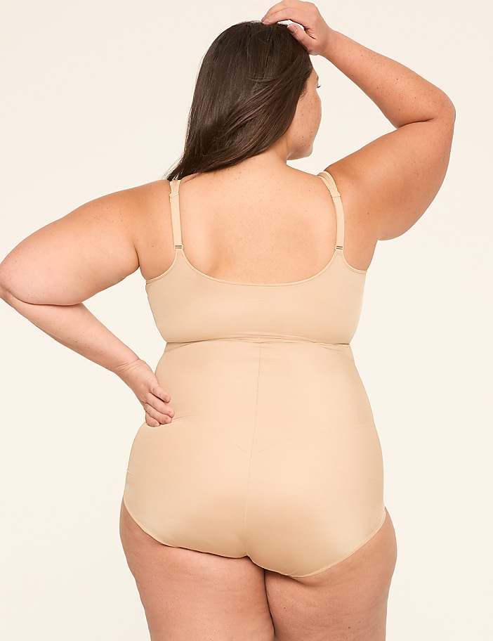 Firm Contouring Open-Bust Bodysuit