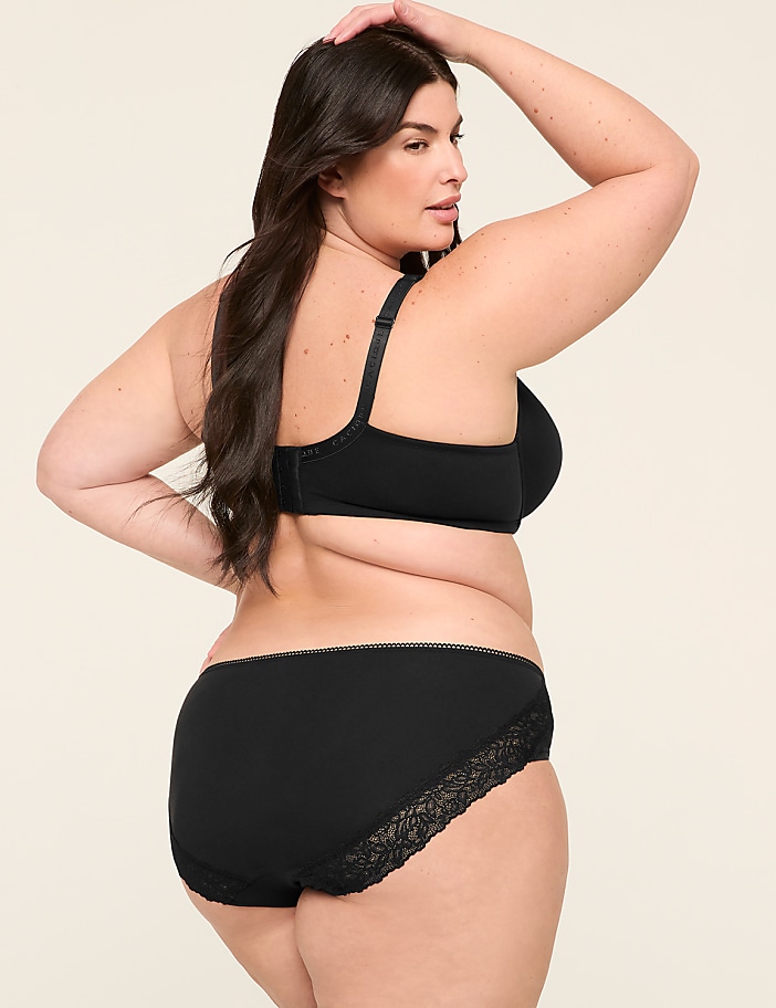 Cotton Hipster Lace-Back Panty