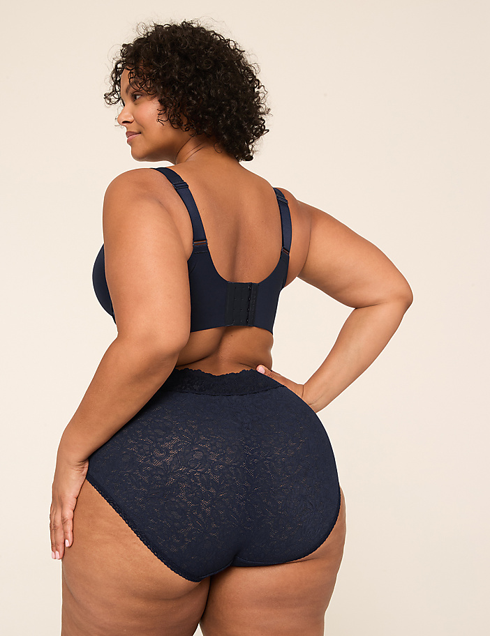 Stretch Lace High-Leg Brief Panty