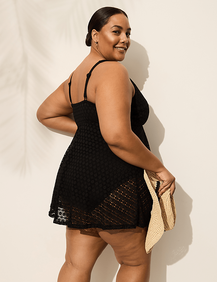 Crochet No-Wire Plunge One-Piece