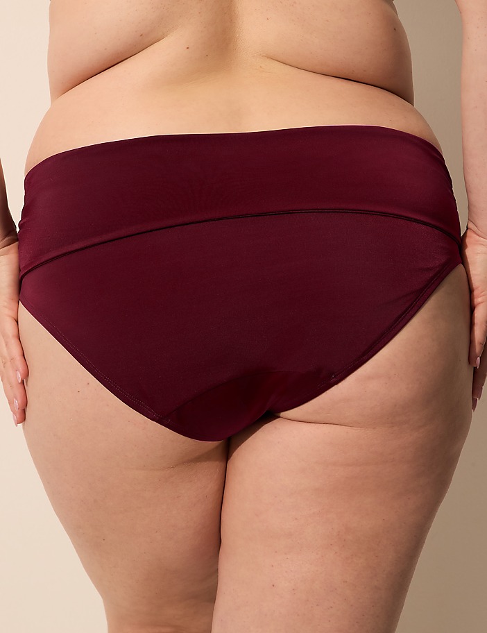 Foldover-Waist Swim Brief