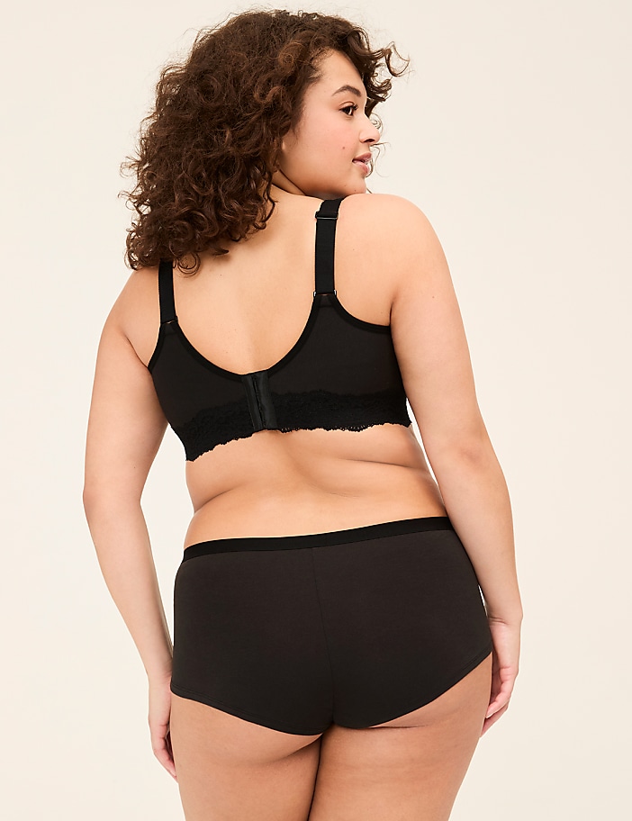 Cotton No-Wire Unlined Full Coverage Bra