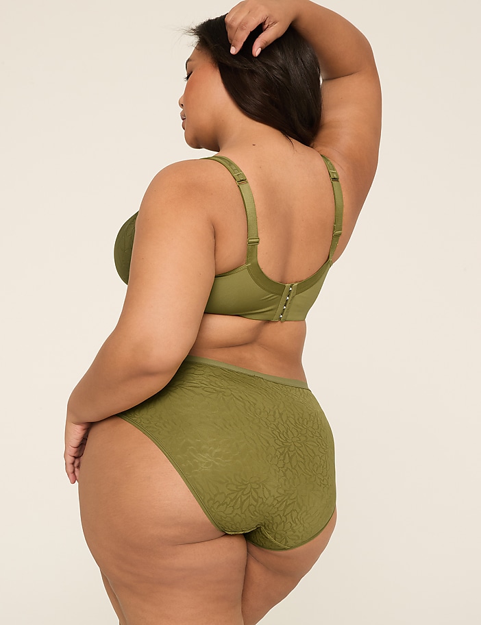 No-Show Hipster Panty With Textured Lace