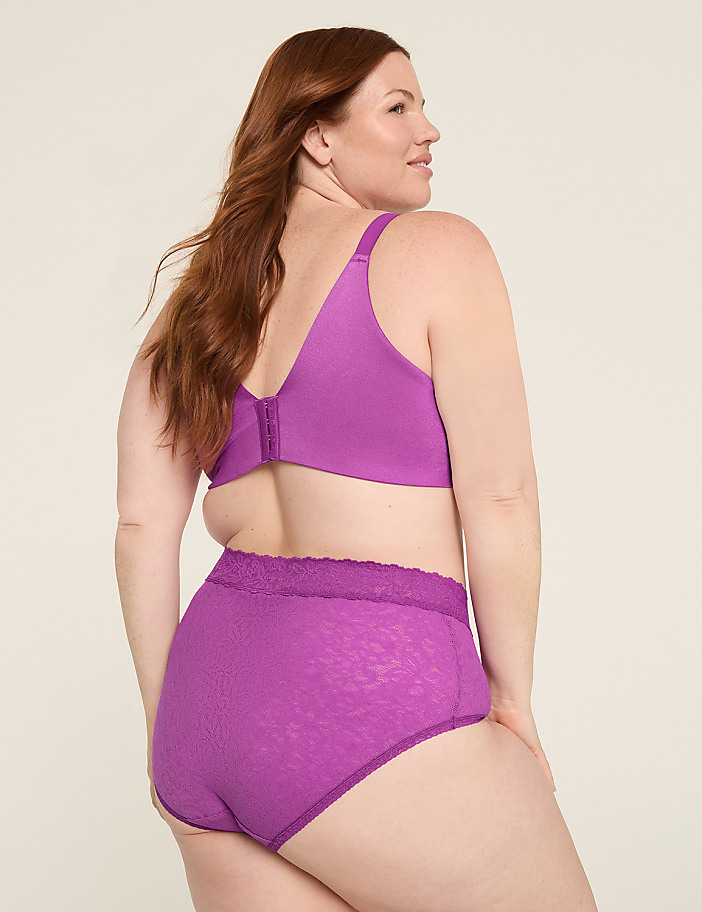Stretch Lace High-Leg Brief Panty