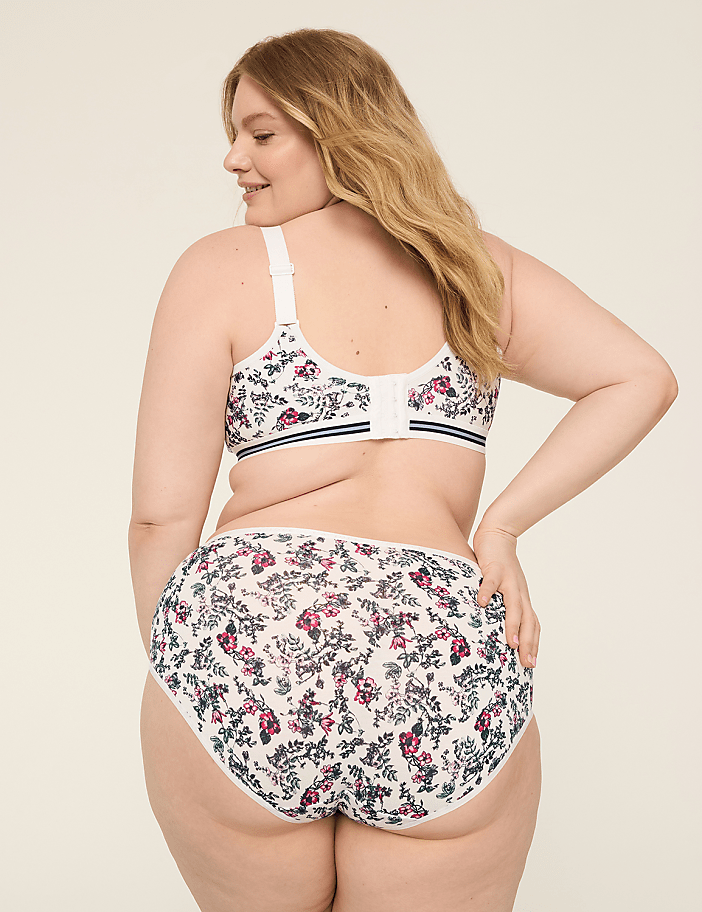 Cotton High-Leg Brief Panty