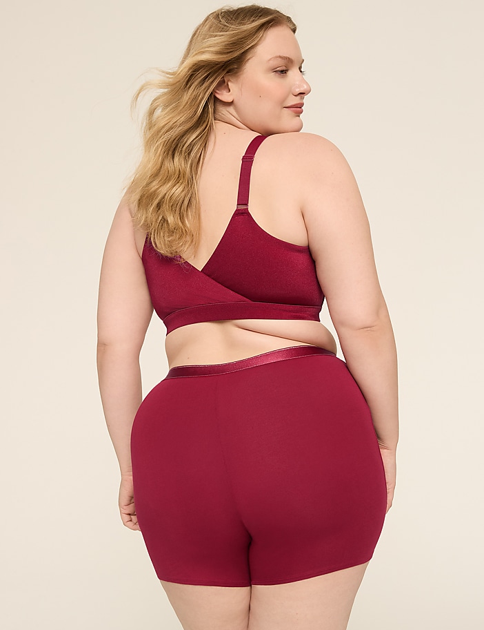 Cotton Shortie Sparkle-Waistband Panty