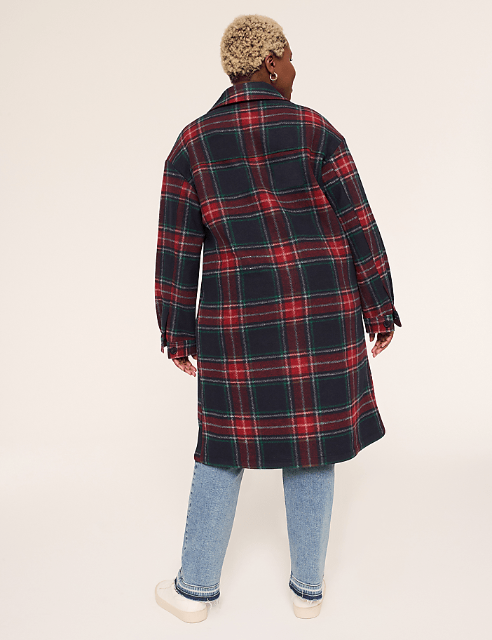 Plaid Long Shacket