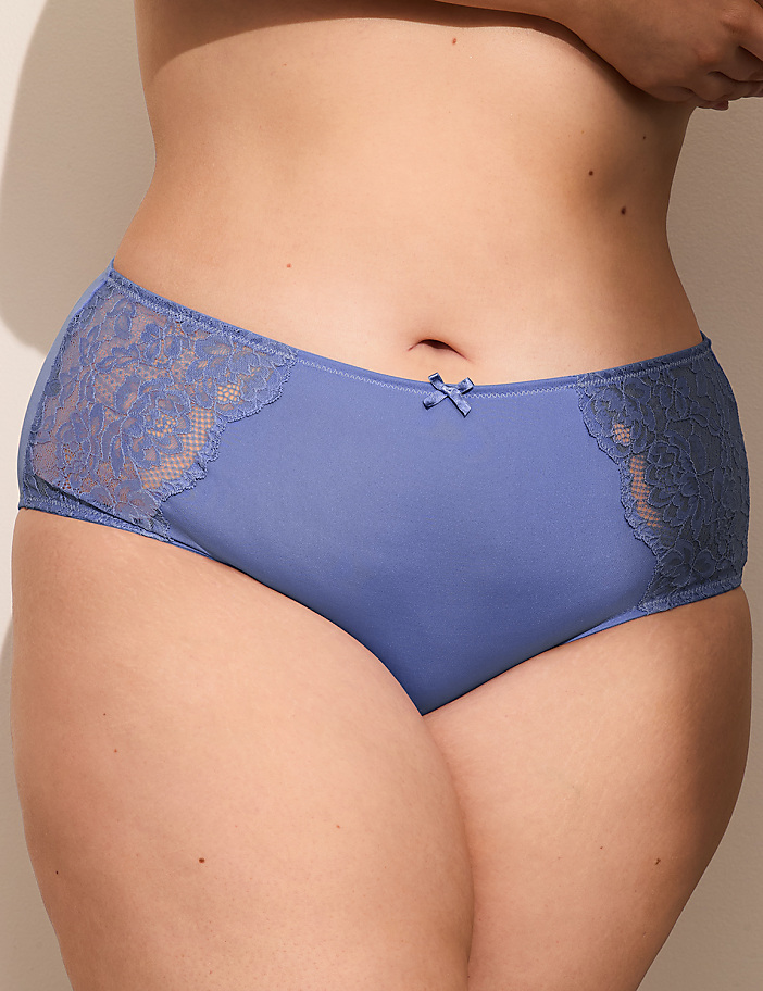 Lace-Back Cheeky Brief Panty