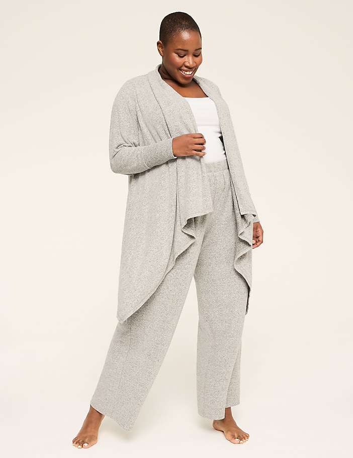 Brushed Hacci Sharkbite Cardigan