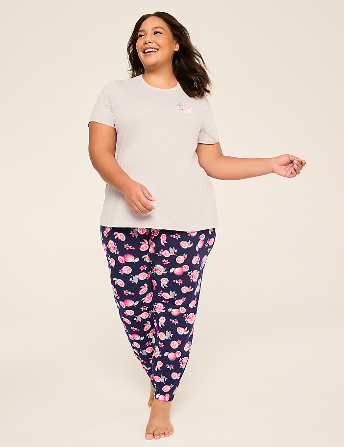 Comfy Cotton Tee & Jogger PJ Set