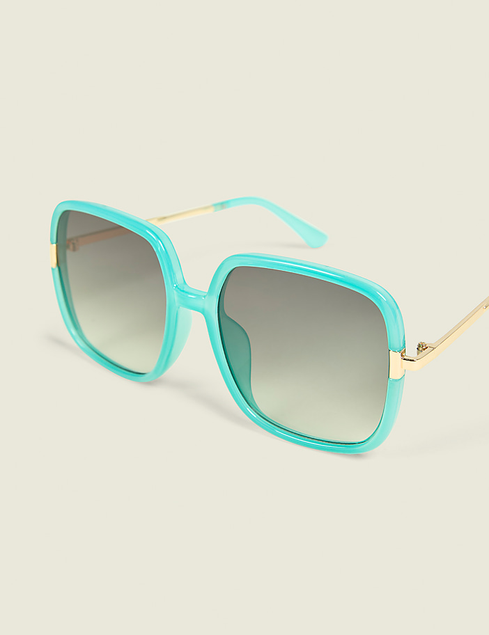 Blue Square Sunglasses