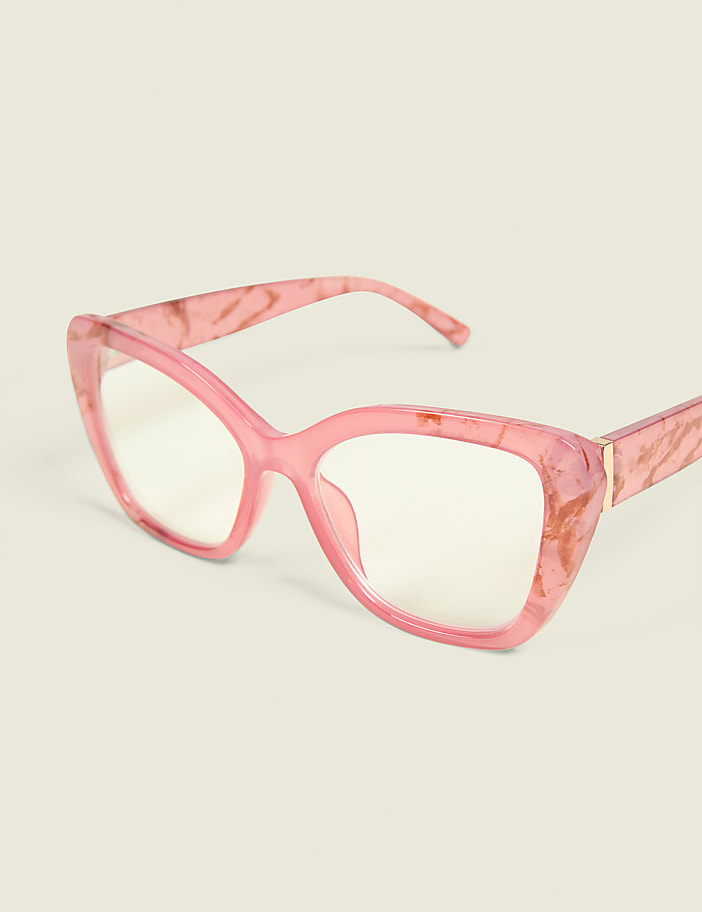 Pink Cateye Reading Glasses