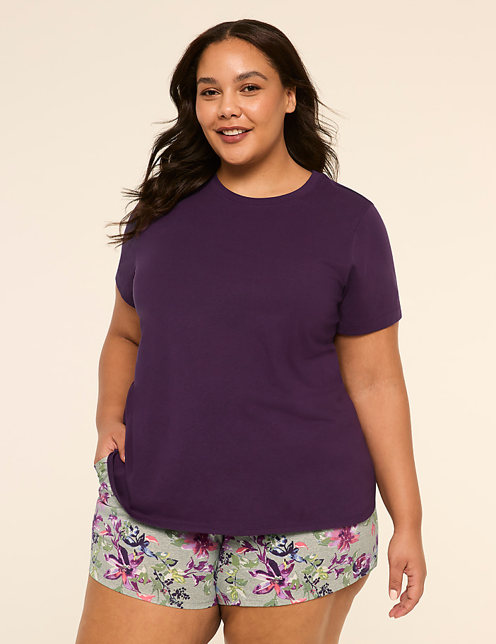 Comfy Cotton Tee & Short PJ Set