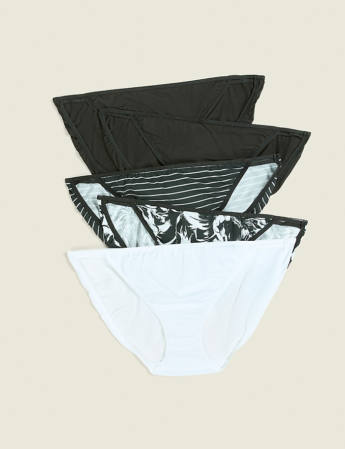 Cotton Double-String Bikini Panty - 5-Pack