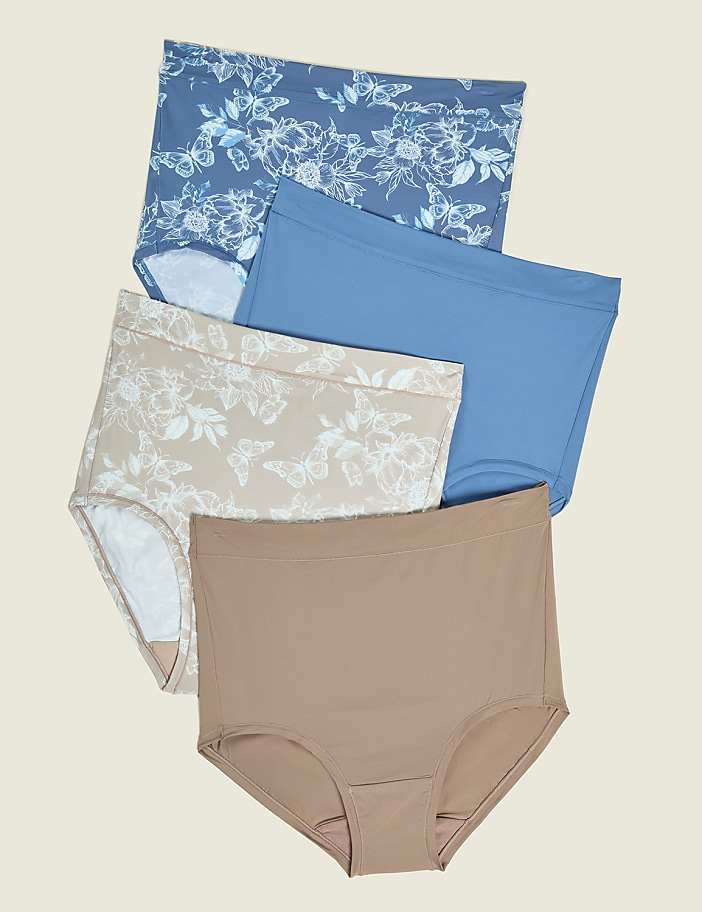 Comfort Bliss&reg; High-Waist Brief Panty - 5-Pack