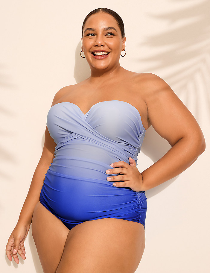 Multi-Way Strapless Underwire One-Piece