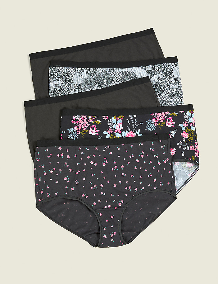 Cotton Full Brief Panty - 5-Pack
