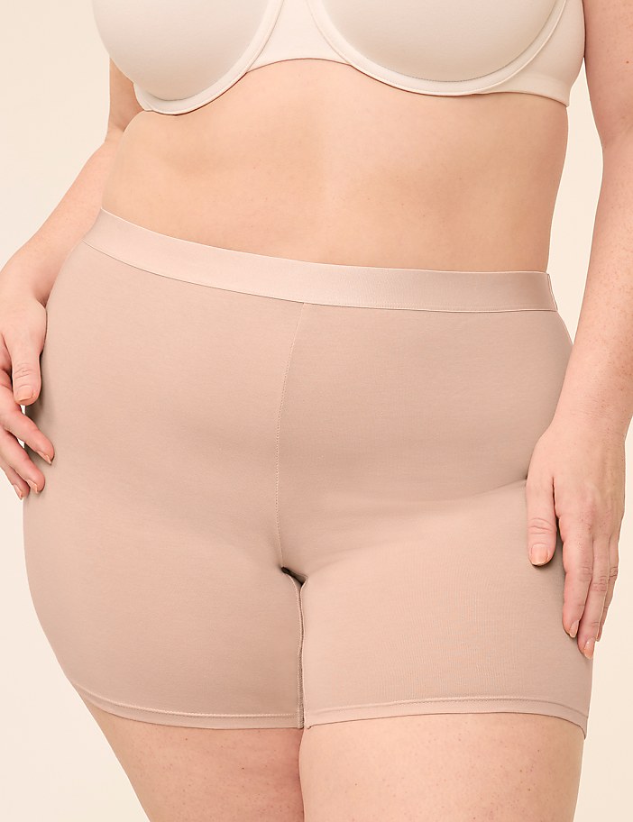 Cotton Shortie Sparkle-Waistband Panty