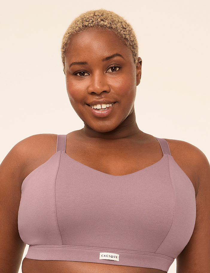Cotton V-Neck Bralette