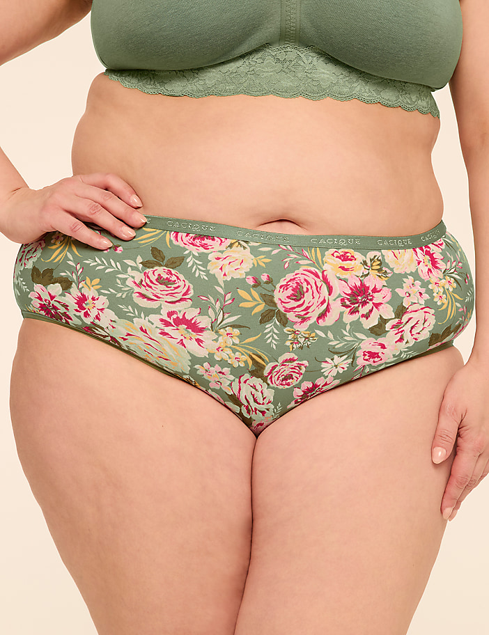 Cotton High-Leg Brief Panty