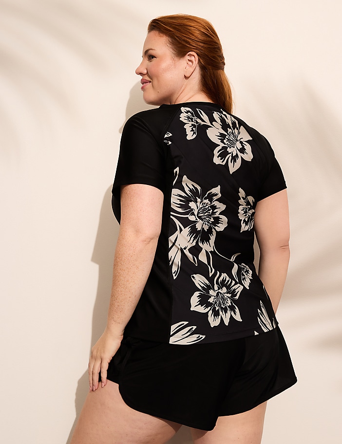 Quarter-Zip Short-Sleeve Rash Guard