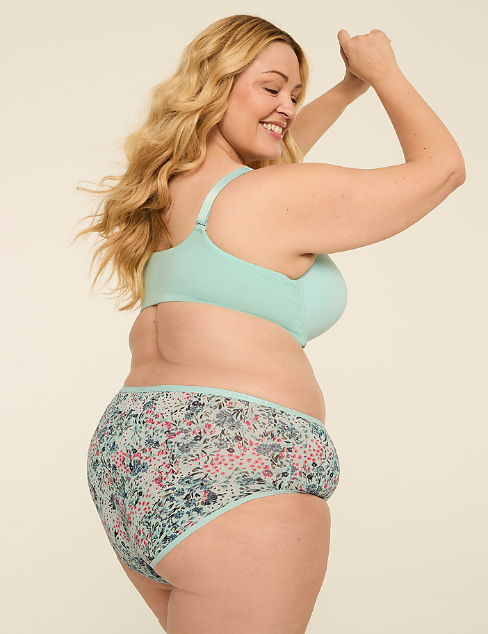 Cotton High-Leg Brief Panty