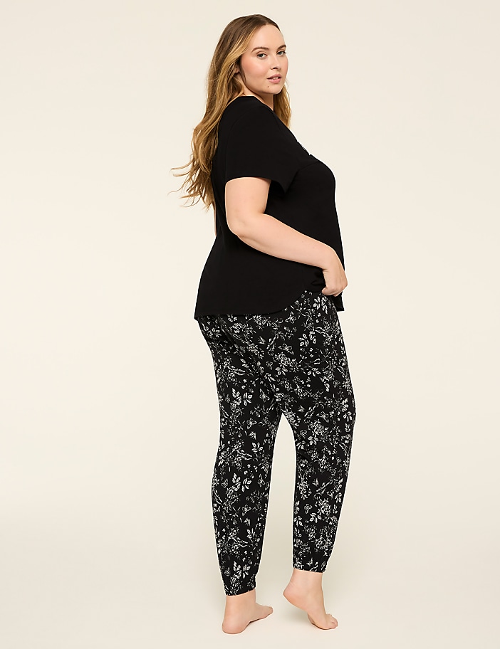 Comfy Cotton Tee & Jogger PJ Set