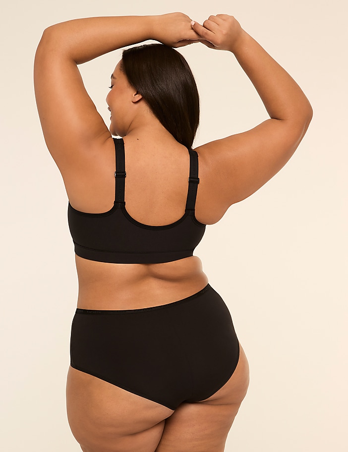 Cotton Unlined Front-Close No-Wire Bra