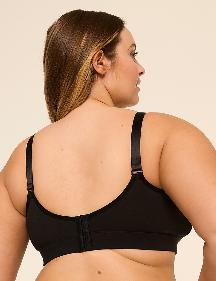 Cotton Scoop-Neck Unlined Nursing Bra