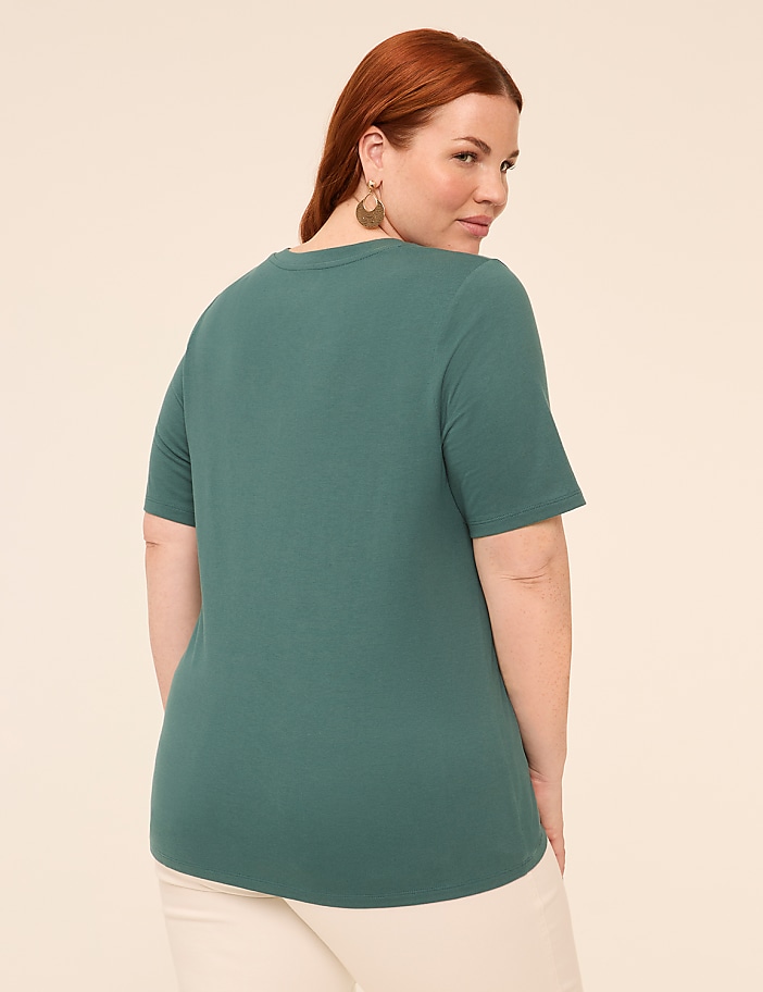 Perfect Sleeve V-Neck Tee