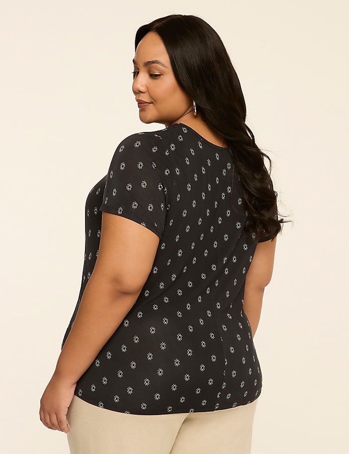 DreamFeel Short-Sleeve Crew-Neck Top