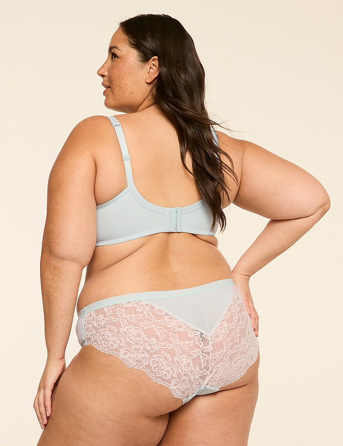 No-Show Lace-Back Hipster Panty
