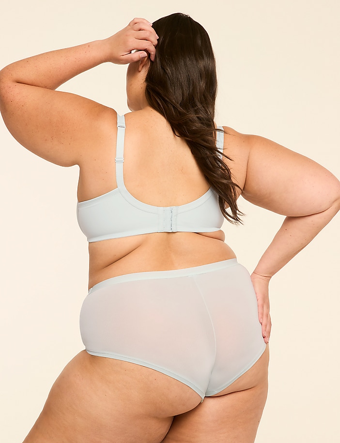 No-Show Lace-Trim Boyshort Panty