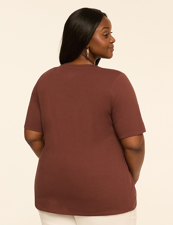 Perfect Sleeve V-Neck Tee