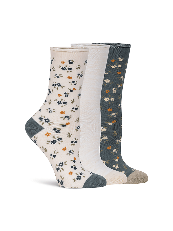 Lemon Women's 3 Pack Crew Sock