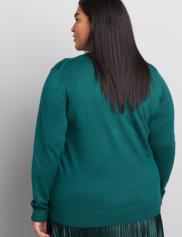 Button-Front Cardigan
