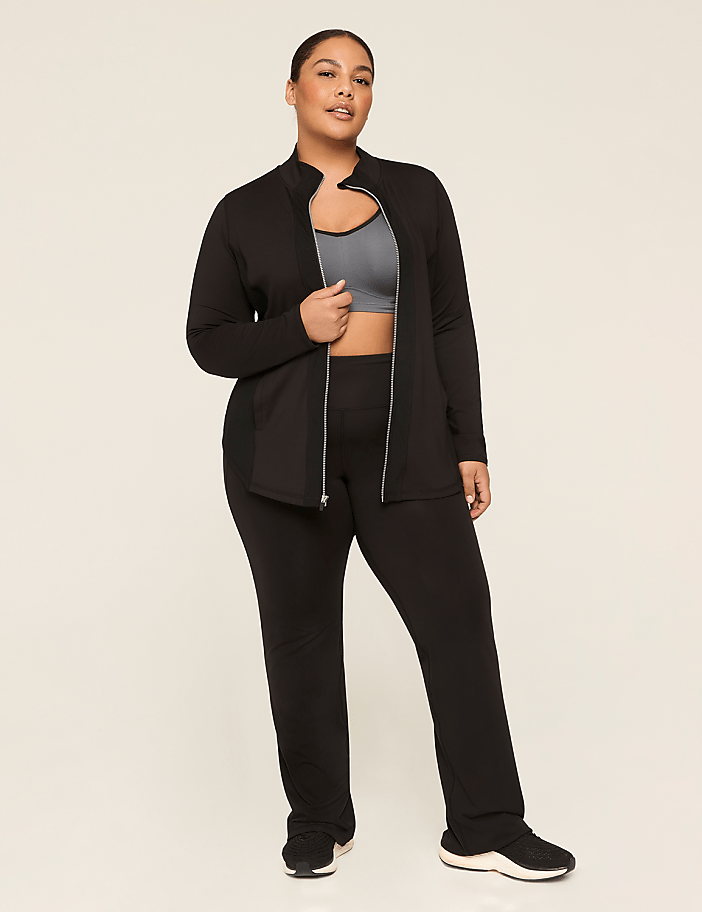 LIVI Zip-Front Wicking & Rib Jacket