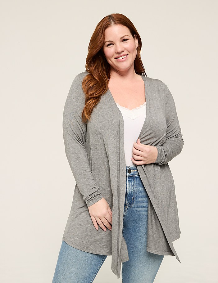 Open-Front Fit & Flare Overpiece