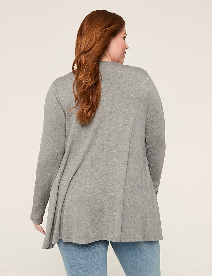Open-Front Fit & Flare Overpiece