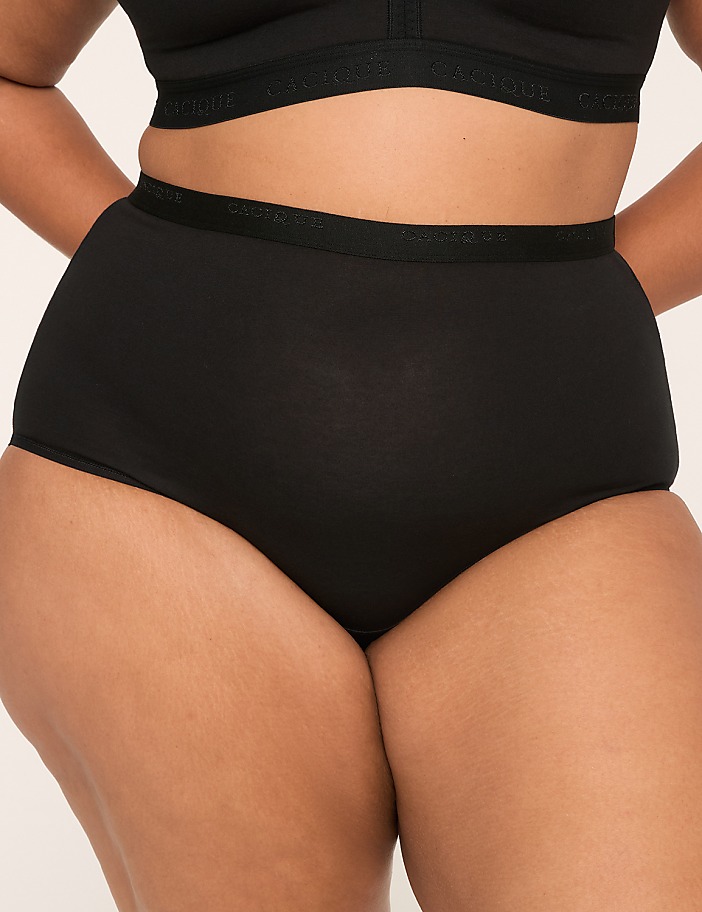 Cotton High-Waist Brief Panty
