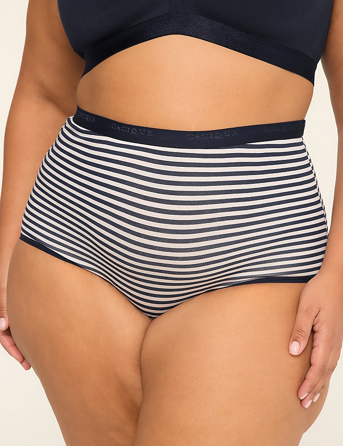 Cotton High-Waist Brief Panty